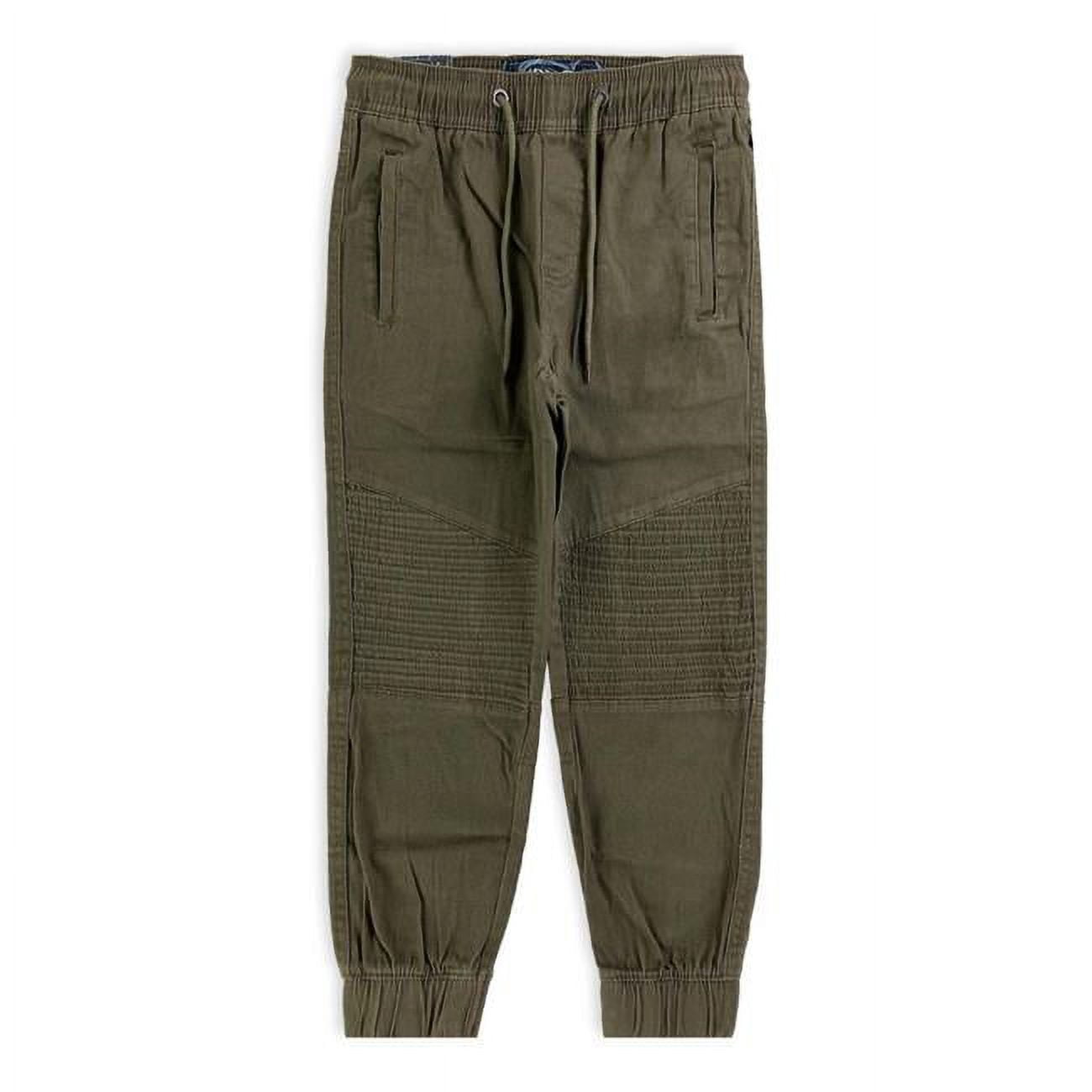 Picture of DDI 2364066 Boys Twill Joggers&#44; Olive - Size 4-7 - Case of 24