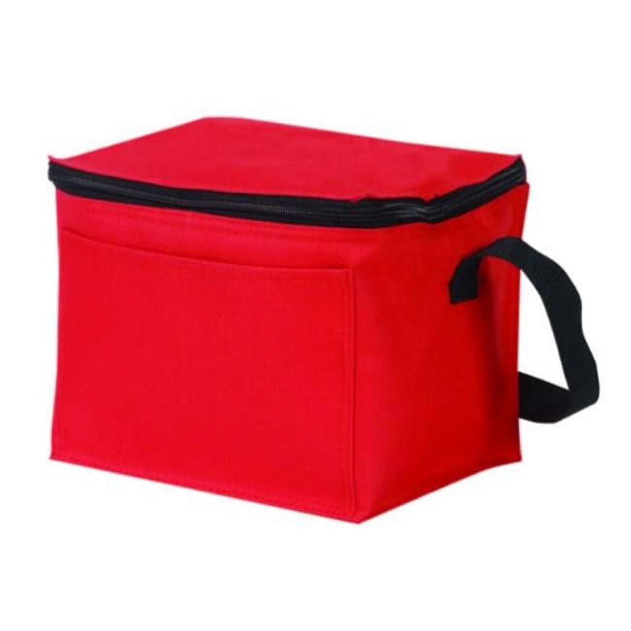 Picture of DDI 2364098 6 Can Cooler Bags with Carry Strap&#44; Red - Case of 50