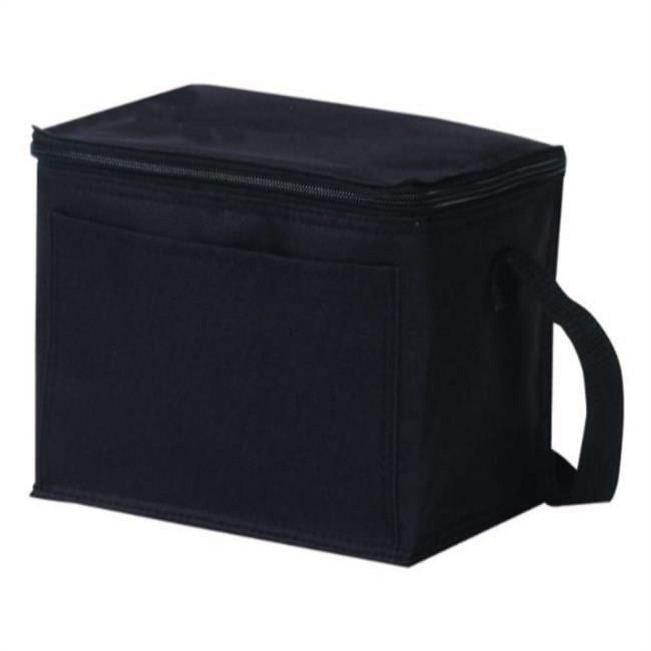 Picture of DDI 2364102 6 Can Cooler Bags with Carry Strap&#44; Black - Case of 50