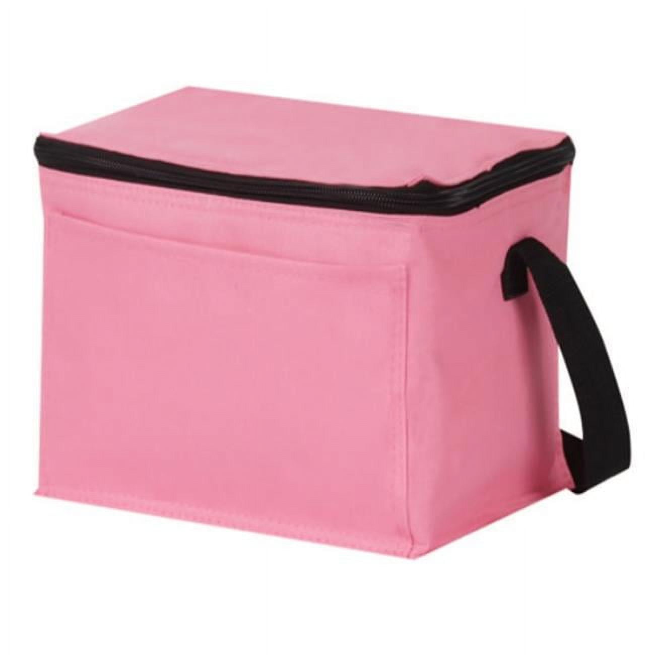 Picture of DDI 2364104 6 Can Cooler Bags with Carry Strap&#44; Light Pink - Case of 50
