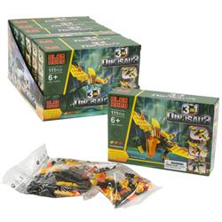 Picture of DDI 2364293 Dinosaur 3-in-1 Building Block Sets - 111 Piece - Case of 48