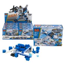 Picture of DDI 2364296 3-in-1 Police Building Block Sets - 40-47 Piece - Case of 48