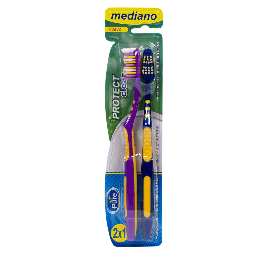 Adult Toothbrushes - 2 Pack, Assorted case of 48