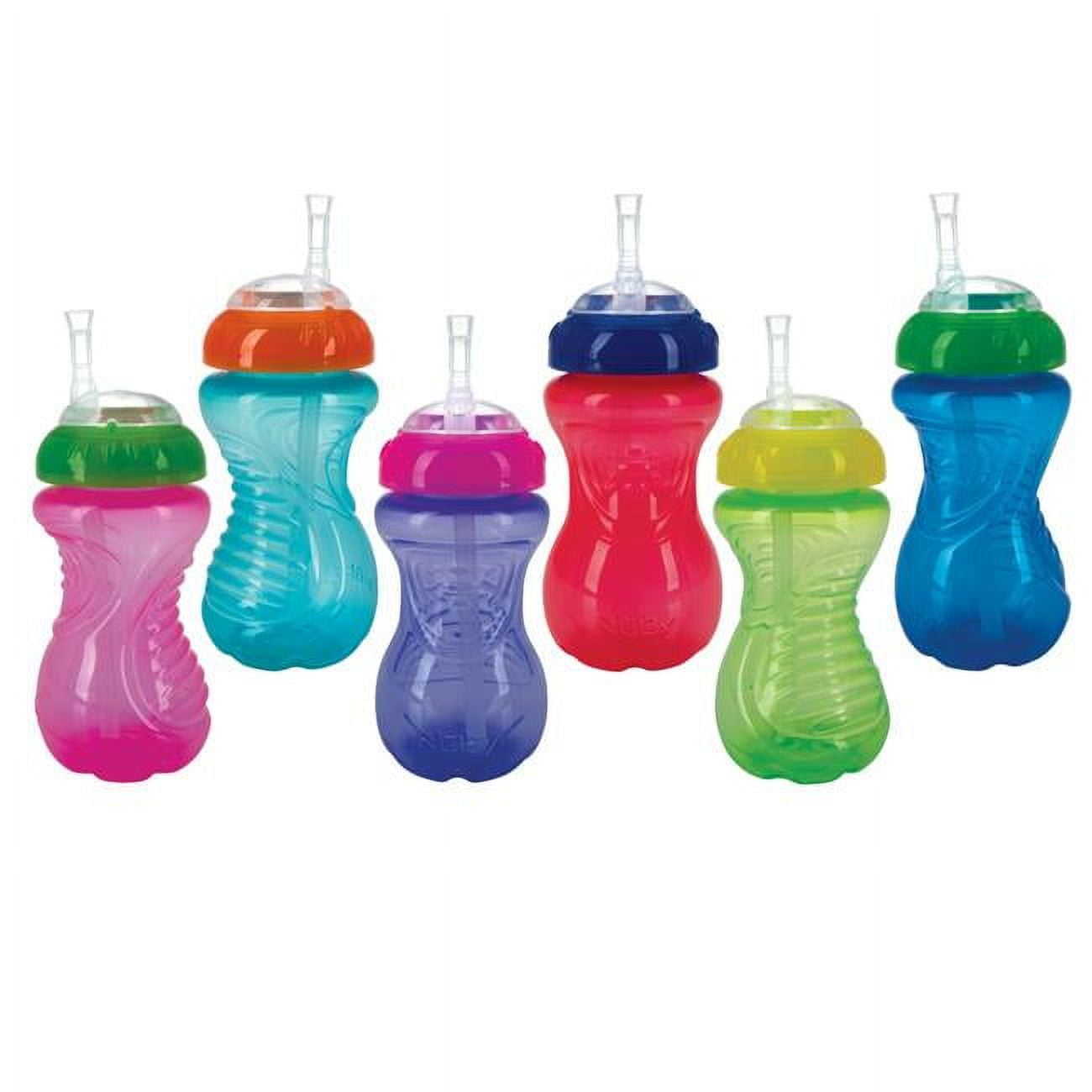 Picture of Nuby 2364770 Flexi Straw & Colors Vary Nuby No-Spill Cups - Case of 24 - Pack of 24