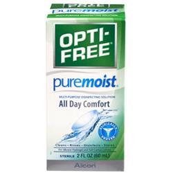 Picture of Handy Solutions 2345447 2 oz Opti Free Pure Moist Contact Lens Solution - Case of 108 - Pack of 108