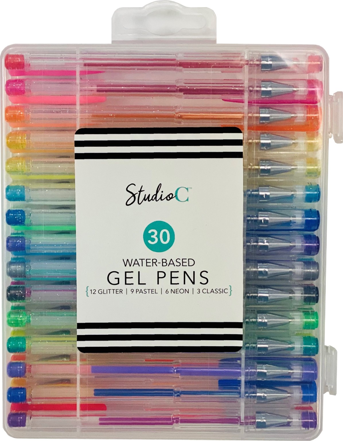 DDI 2362775 Gel Pens - 30 Pack, Assorted Ink case of 24