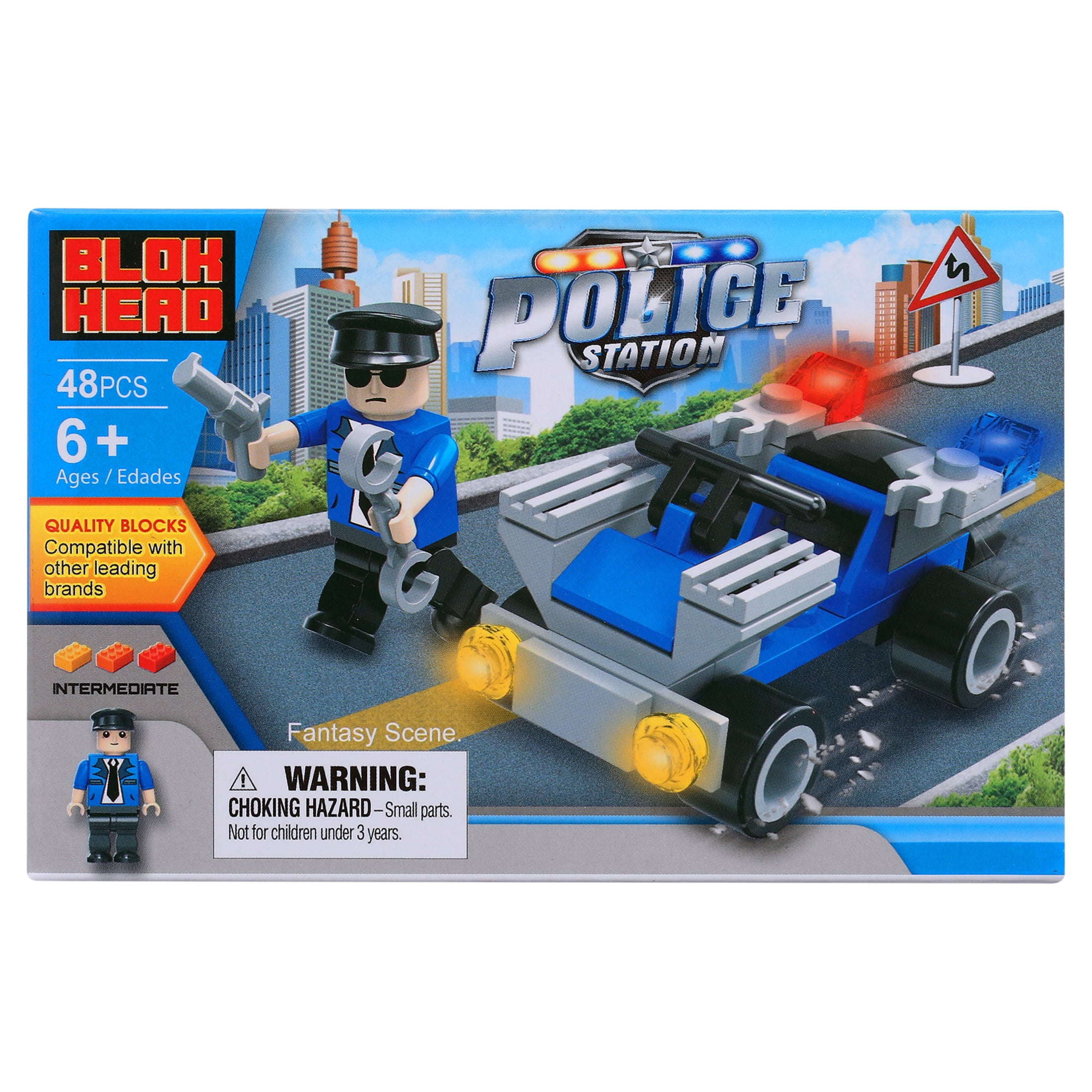 Picture of DDI 2359084 Police Station Building Block Playset - 48 Piece - Case Pack of 24