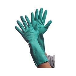 Picture of DDI 2352180 Flock Lined Nitrile Gloves&#44; Green - Large - Case of 144