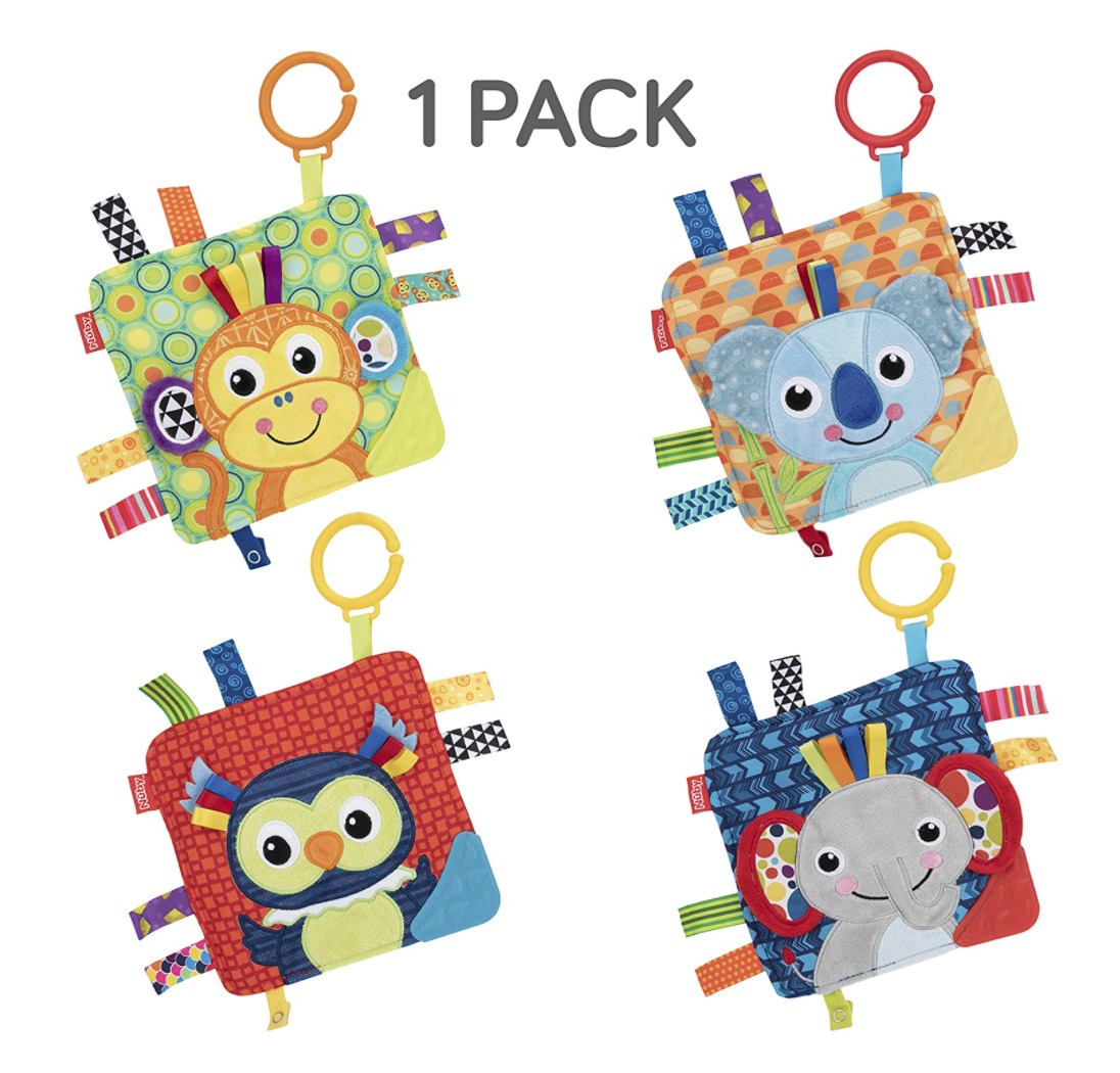Nuby Teething Blankies - Owl, Koala, Monkey, Elephant Shapes case of 48