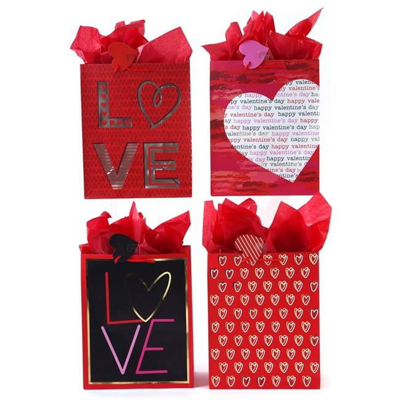 Picture of DDI 2368123 4 Design Love You Always Valentine Gift Bags&#44; Large - Case of 120