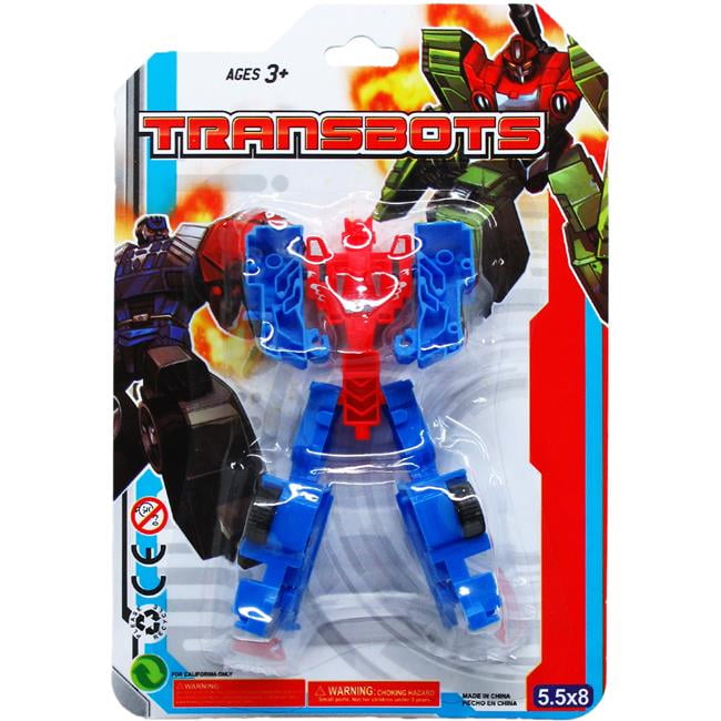 Picture of DDI 2356176 4 in. Plastic Transbot Action Figure&#44; Assorted Style - Case of 72