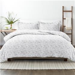 Picture of DDI 2364467 Coarse Paisley Print Twin Size Duvet Cover Sets&#44; Light Gray - 2 Piece - Case of 12