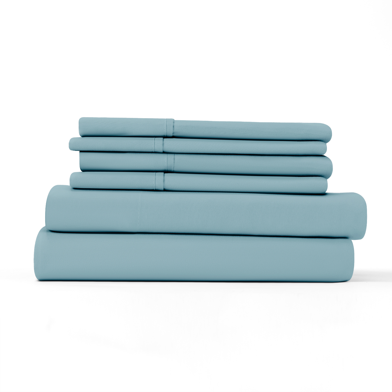 Ultra Soft Bed Sheet Sets - Ocean, 6 Piece, Full case of 8