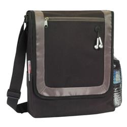 Picture of DDI 2364503 11 x 13.5 x 4.5 in. City Messenger Bag with Side Mesh Pocket&#44; Black - Case of 40