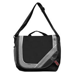 Picture of DDI 2364507 14 x 12 x 3.5 in. Messenger Bag with iPod Port & Mesh Side Pocket&#44; Black - Case of 24