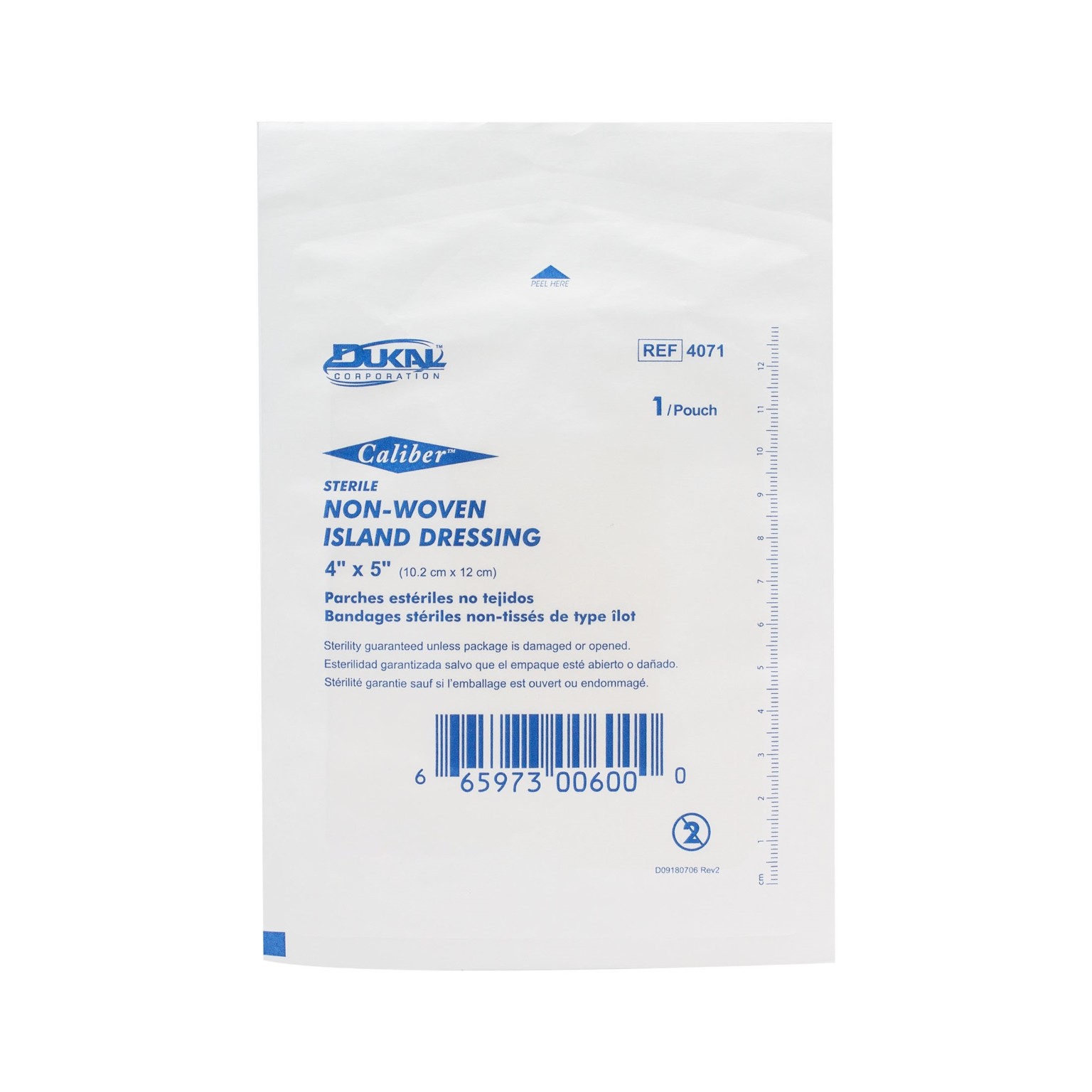 1303893 Sterile Island Dressings - Non-Woven, 4 x 5, 25 Count case of 8