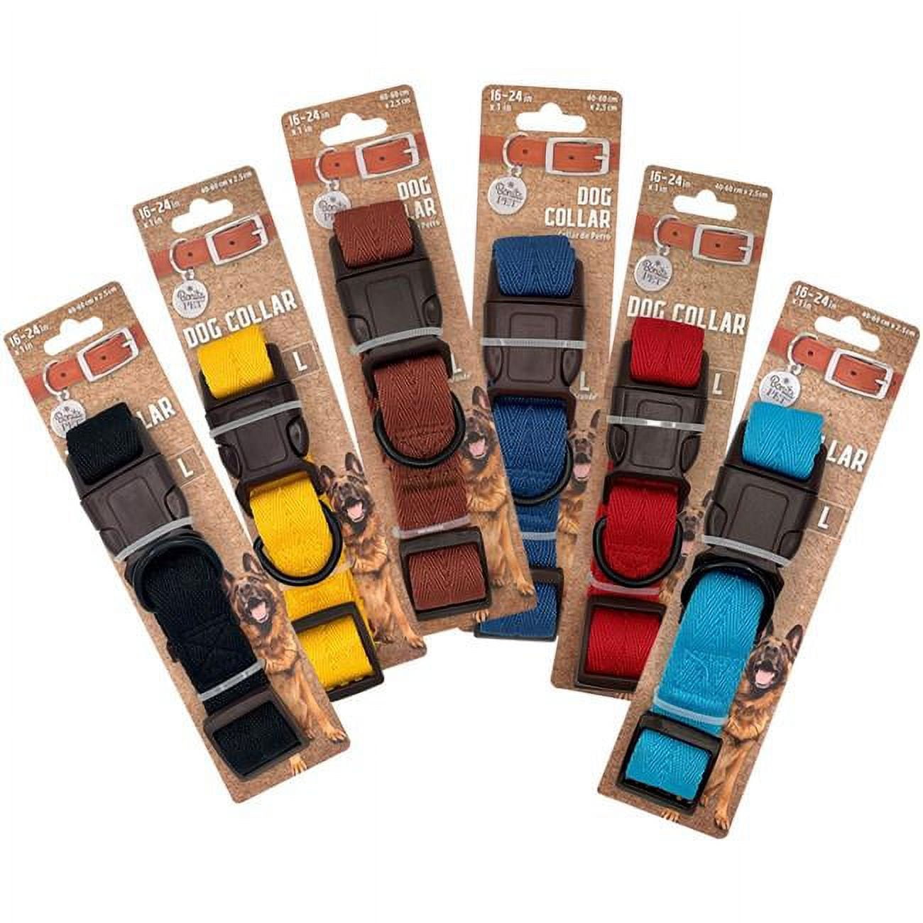 Picture of DDI 2363004 1 x 16-24 in. Dog Collars&#44; Assorted Color - Pack of 96