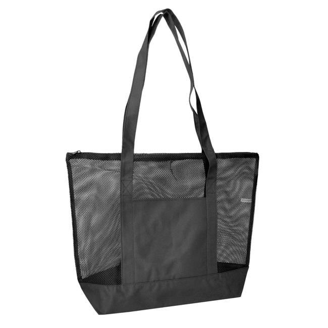 Picture of DDI 2365560 12 in. Mesh Totes&#44; Black - Pack of 48