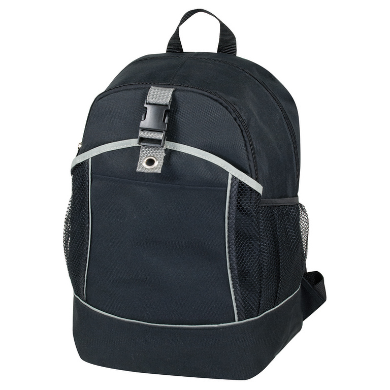 2365187 17 Classic Backpacks - Black, Side Mesh Pockets case of 24
