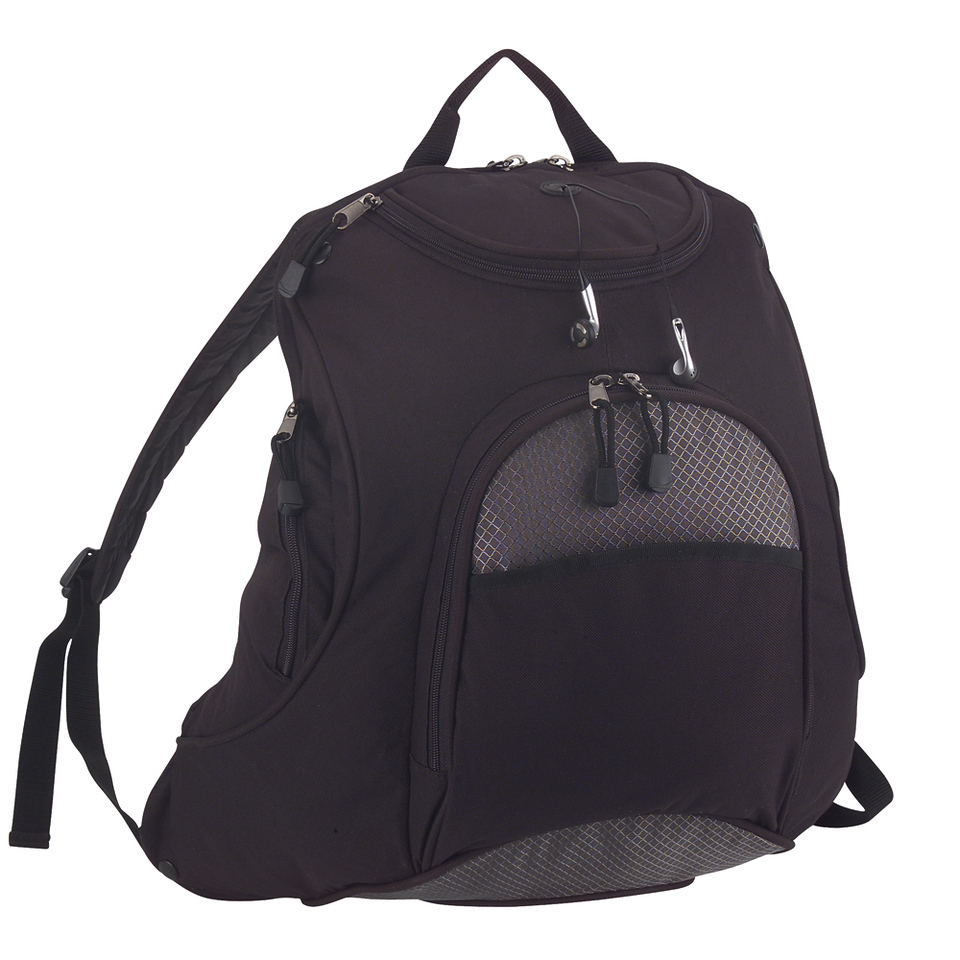 16.5 Adventure Backpacks - Black with Dark Gray case of 18