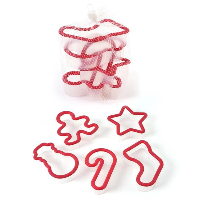 Picture of DDI 2365271 5 Shapes Christmas Cookie Cutters&#44; Red - Pack of 72