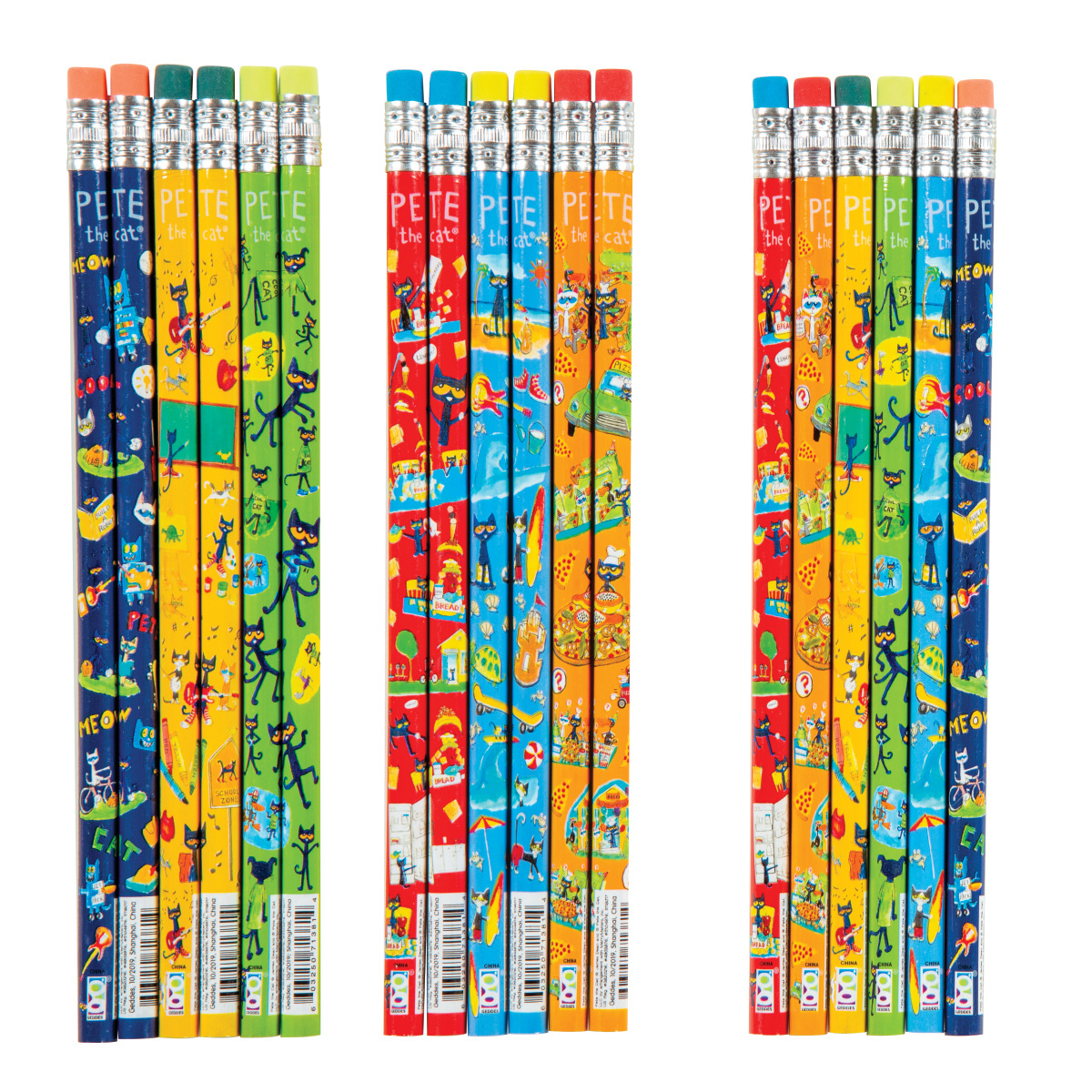 Pete the Cat Pencils - #2 HB Lead case of 720