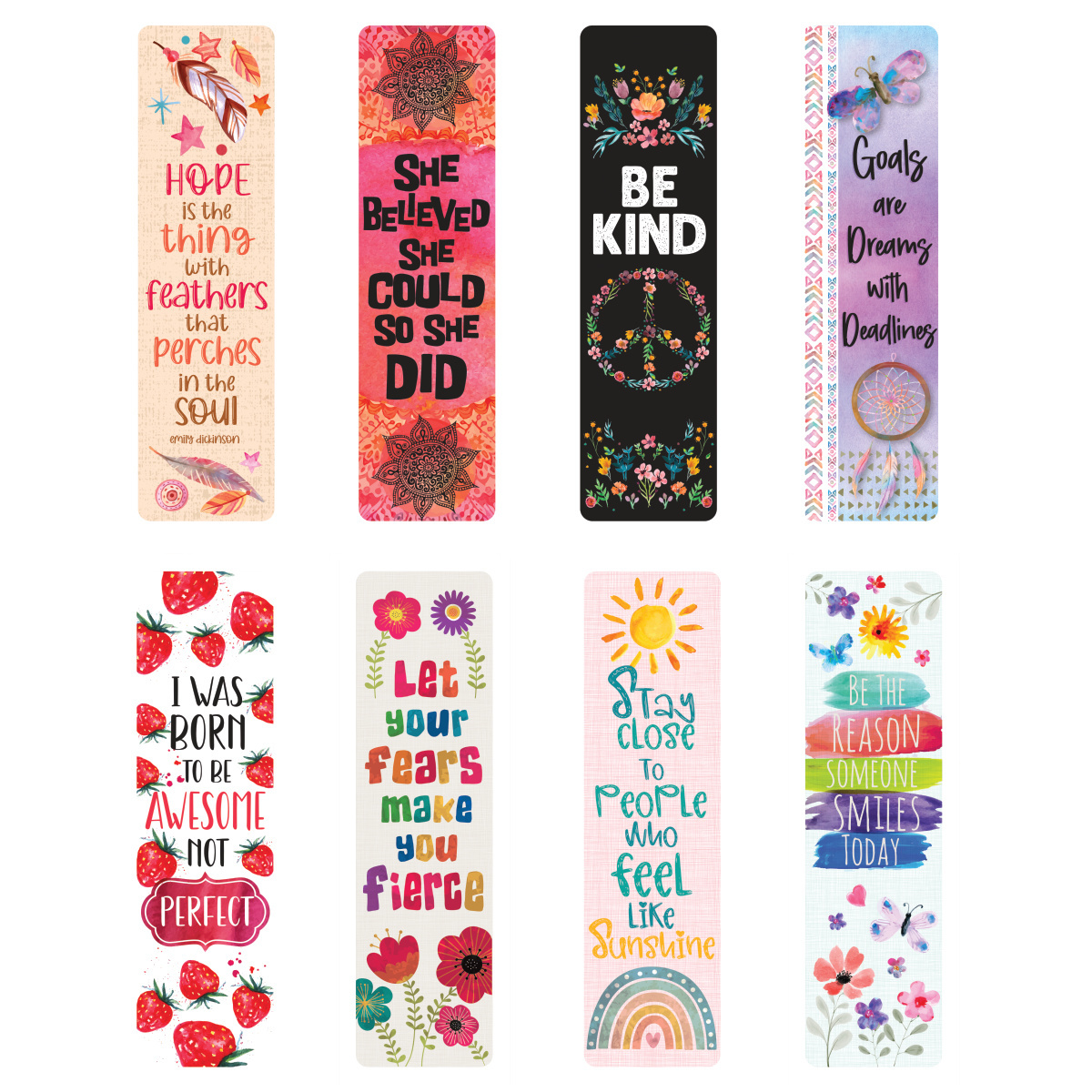 Inspiration Bookmarks - 8 Designs case of 1152