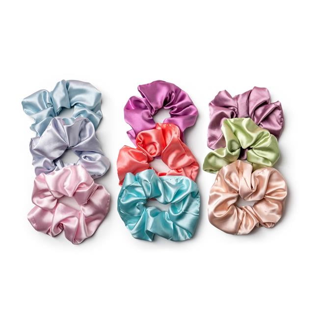 Picture of DDI 2372922 Oversized Satin Hair Scrunchies&#44; Assorted Color - 3 per Pack - Case of 48