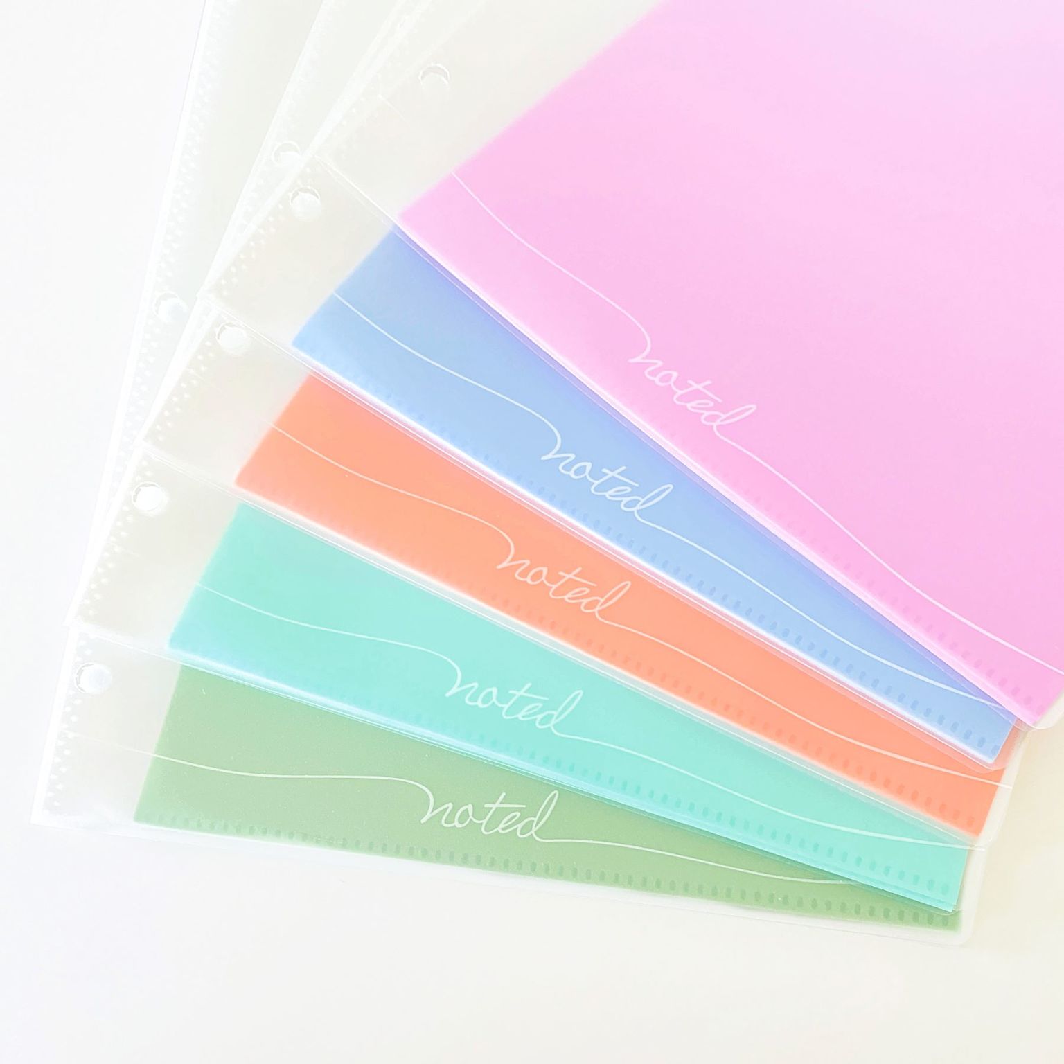 6 Pocket Organizers - 5 Colors, Poly case of 24