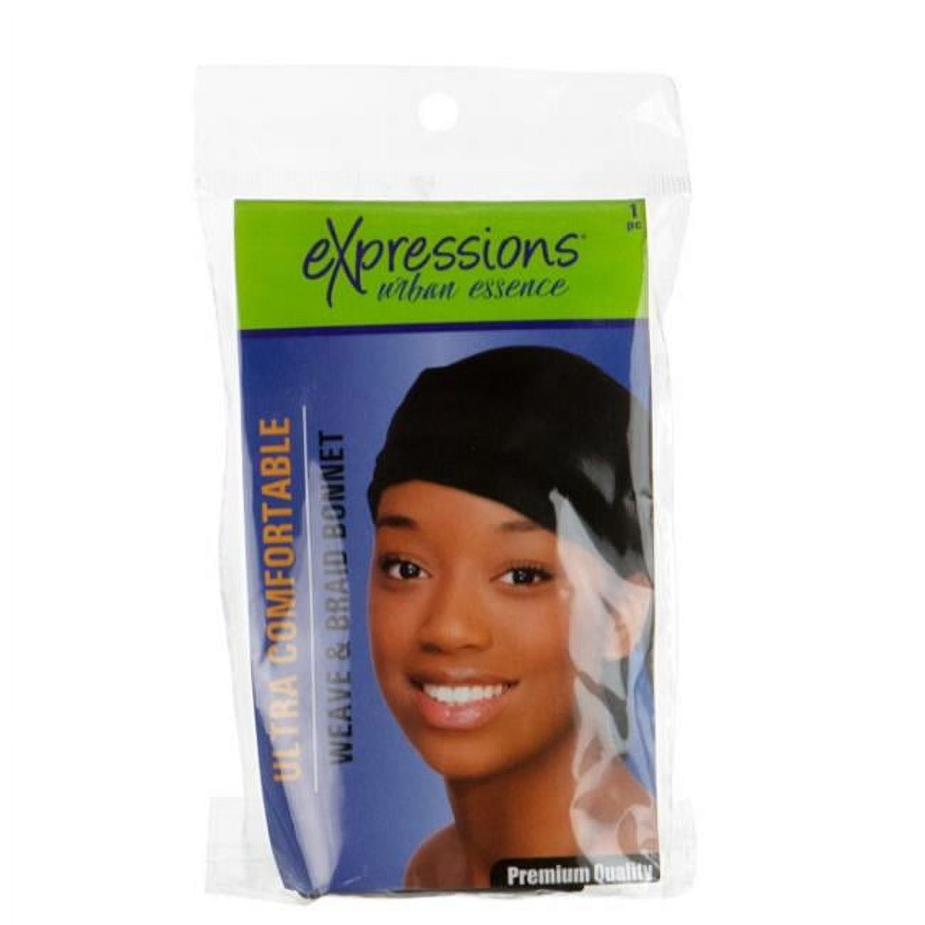 Picture of DDI 2364740 Hair Weave & Braid Bonnets&#44; Black - One Size - Case of 48