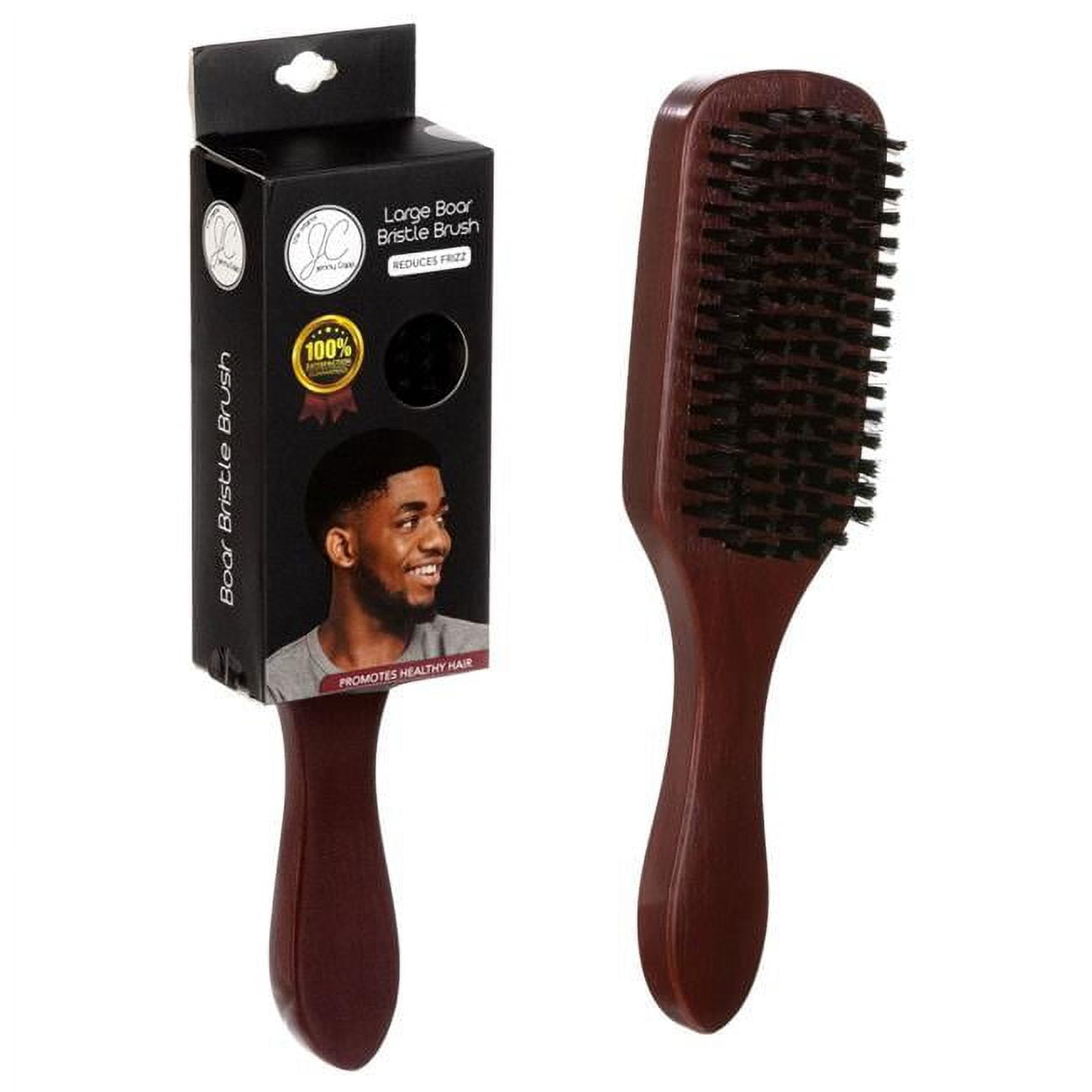 Picture of DDI 2364749 Large Flat Hairbrushes - Boar Bristles&#44; Wooden Handle - Case of 48