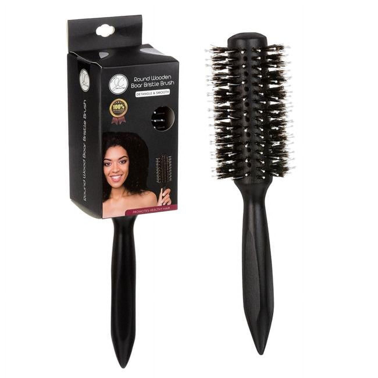 Picture of DDI 2364750 Round Hairbrushes - Boar Bristles&#44; Wooden Handle - Case of 48