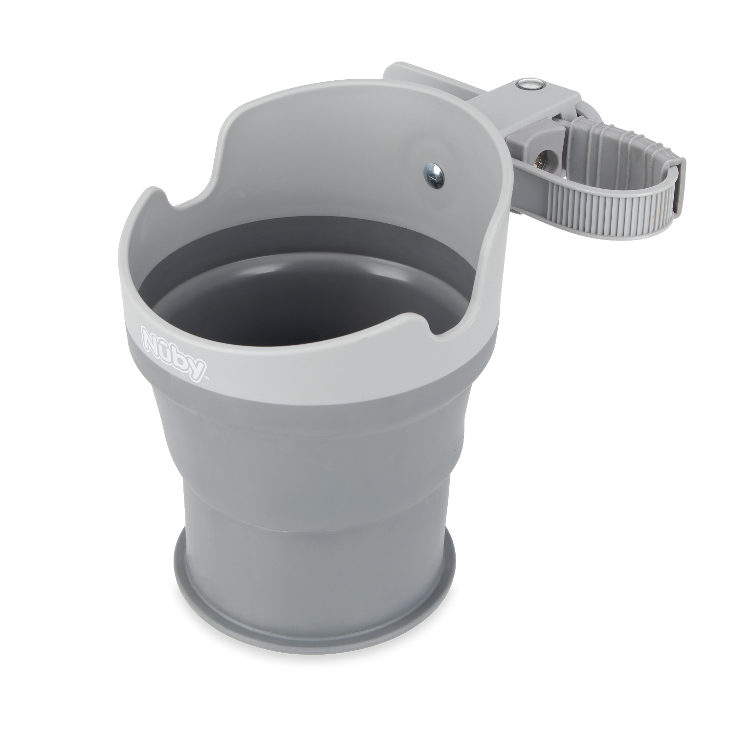Stroller Cup Holders - Gray, Adjustable case of 18