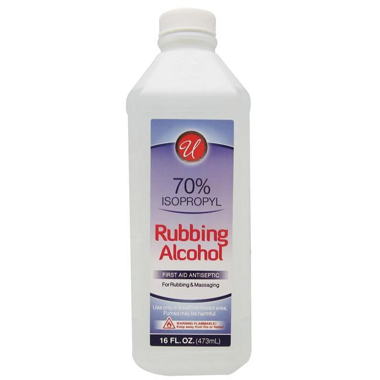 Picture of DDI 2290663 16 oz 70 Percent Rubbing Alcohol&#44; Witch Hazel & Peroxide - Case of 24