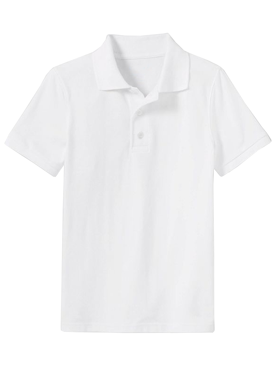 Uniform Polos - Medium, White, Short Sleeve case of 24