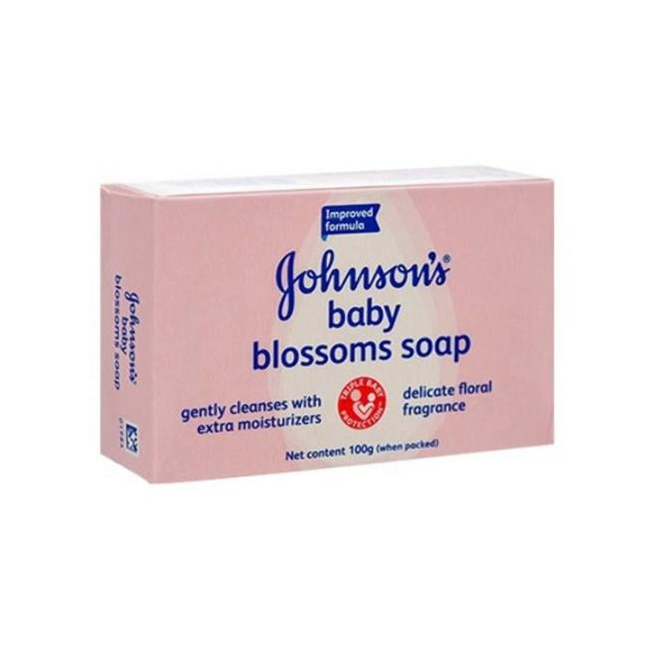 2368303 3.5 oz Johnsons Baby Blossoms Soap - Case of 96 -  DDI