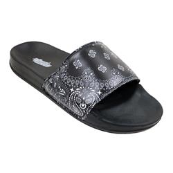 Picture of DDI 2371179 Mens Bandana Slides Sandals&#44; Black - Size 8-13 - Case of 12