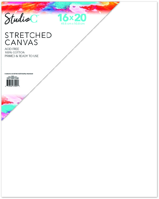 2365033 Stretched Canvas - 16 x 20, Acid Free case of 24