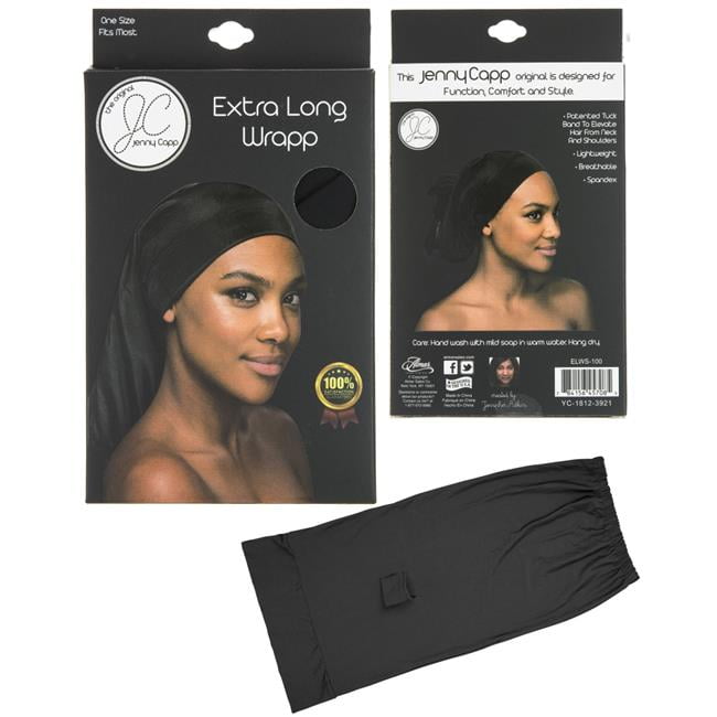 Picture of DDI 2364731 Extra Long Hair Wrapp Tuck Band&#44; Black - Pack of 48