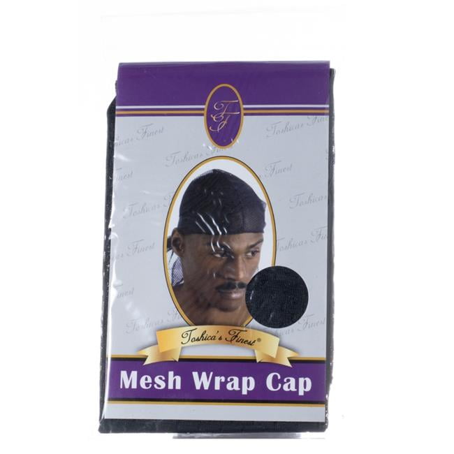 Picture of DDI 2365591 Toshicas Finest Mesh Wrap Caps&#44; Black - Pack of 72