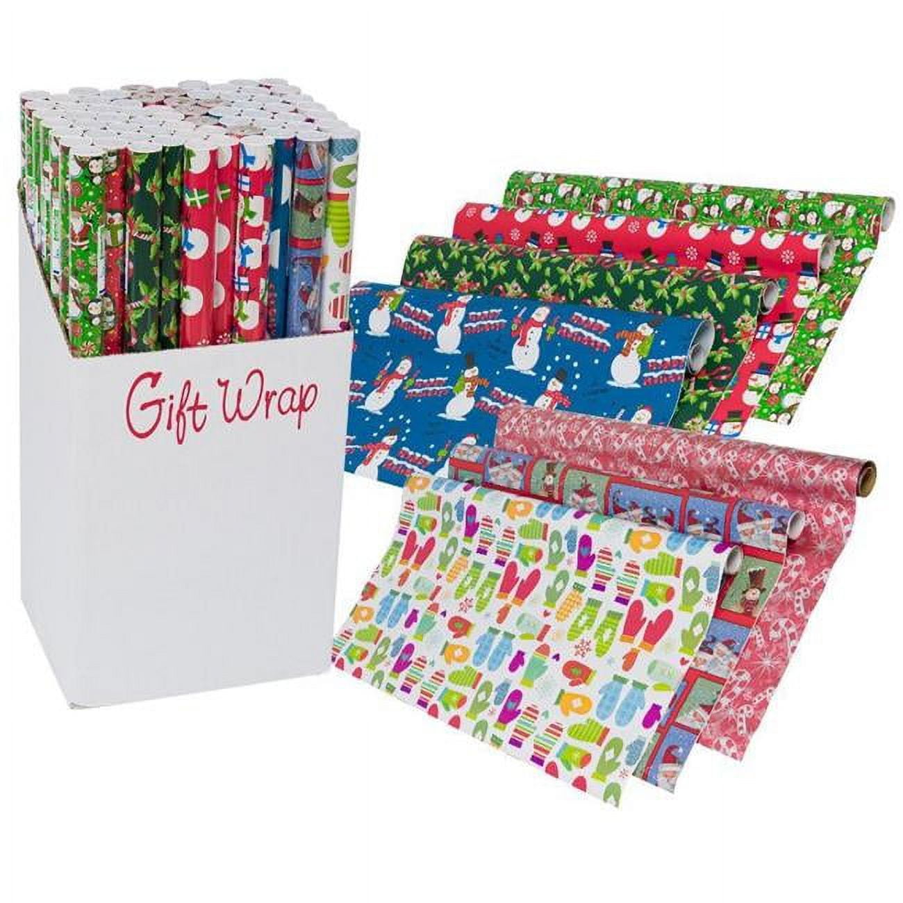 Picture of DDI 2366338 30 in. x 12 ft. Christmas Wrapping Paper&#44; Assorted Color - Pack of 66