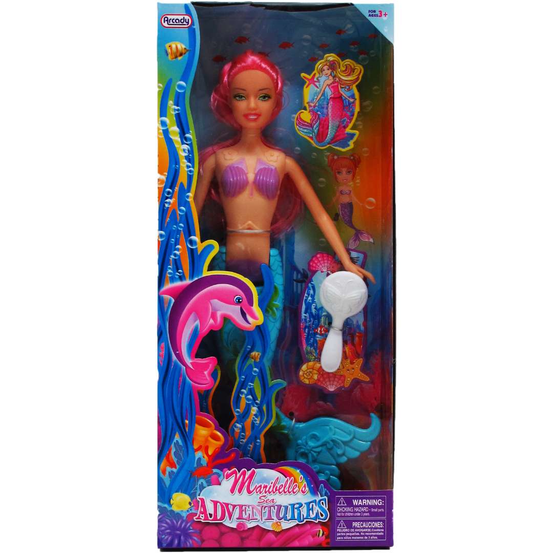 Picture of DDI 2375222 11.5 in. Mermaid Doll Sets&#44; Assorted Color - Pack of 12