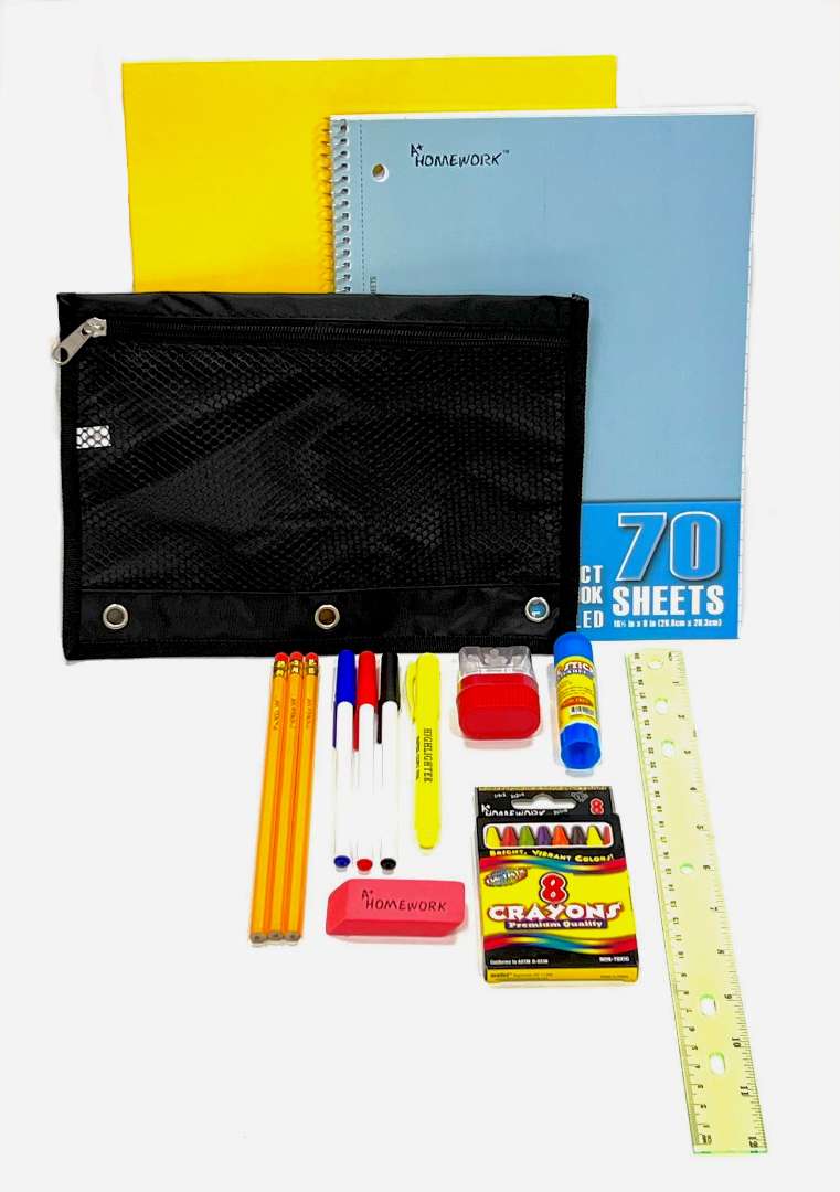 2375250 Middle School Supply Kits - 15 Piece case of 18