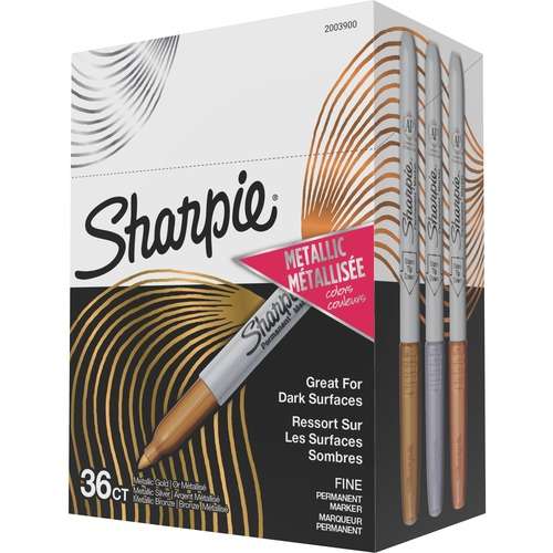 DDI 2375096 Metallic Markers - Assorted, 0.5 mm, 36 Pack case of 6