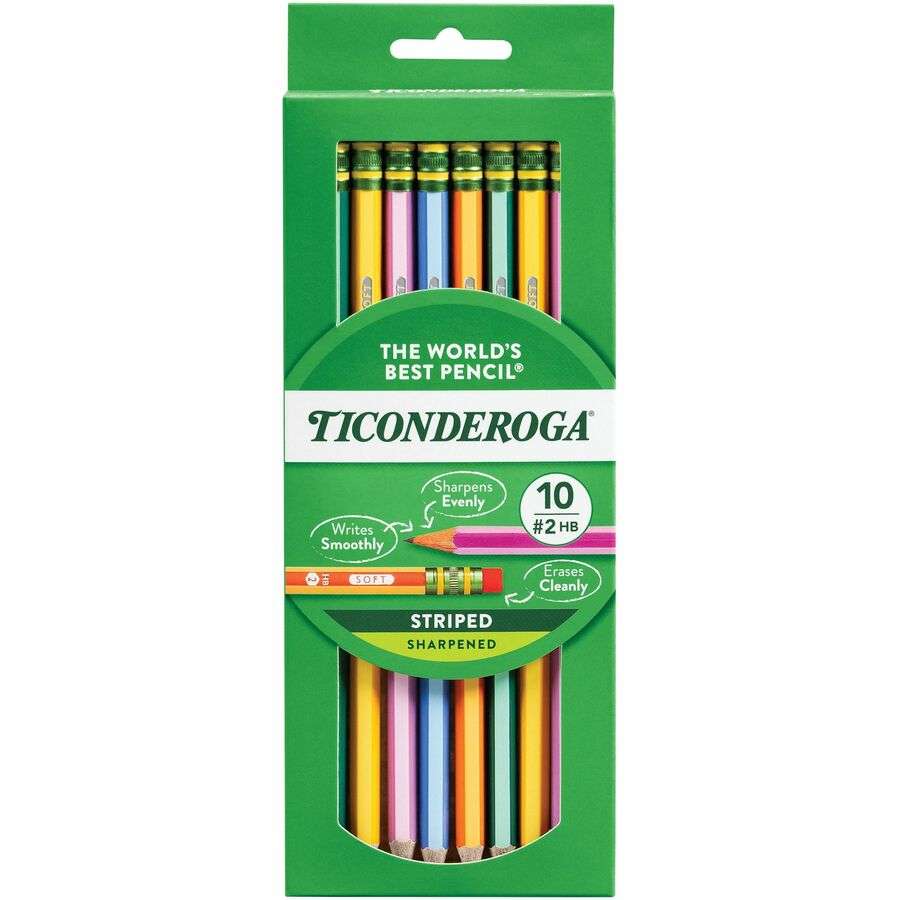 DDI 2375051  #2 Wood Pencils - Vibrant Colors, 10 Pack case of 72