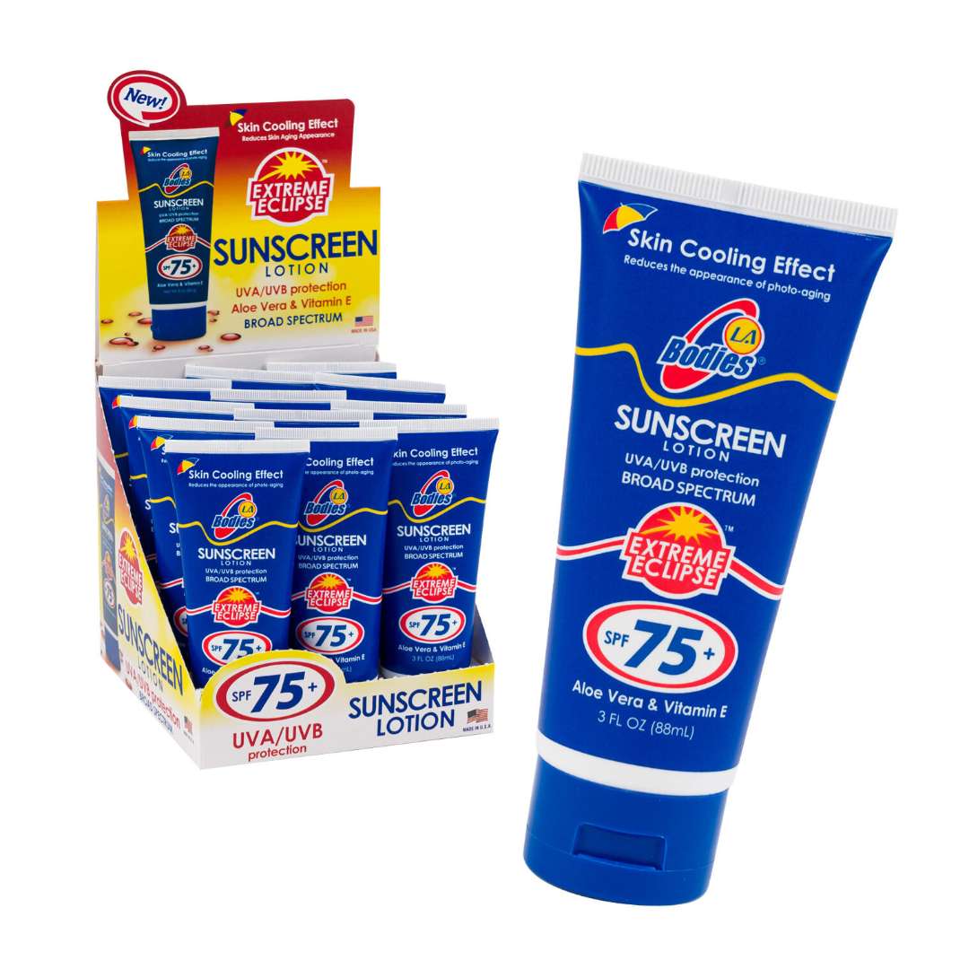 2375539 3 oz Extreme Eclipse Sunscreen Lotion - SPF 75 - Pack of 144