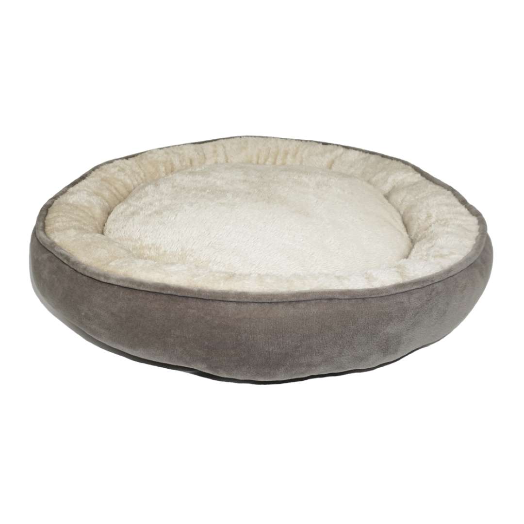 Picture of DDI 2362961 24 in. Dia. Fleece Pet Beds&#44; Grey - Pack of 6