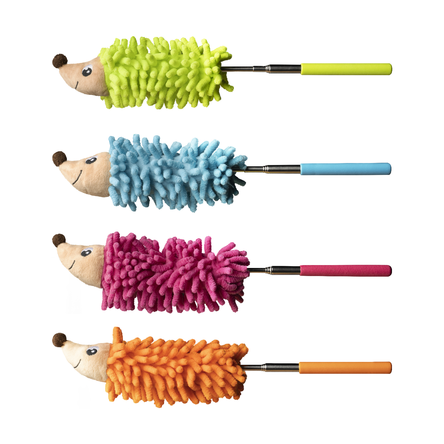 Microfiber Dusters - 4 Colors, Extendable, Bendable case of 24