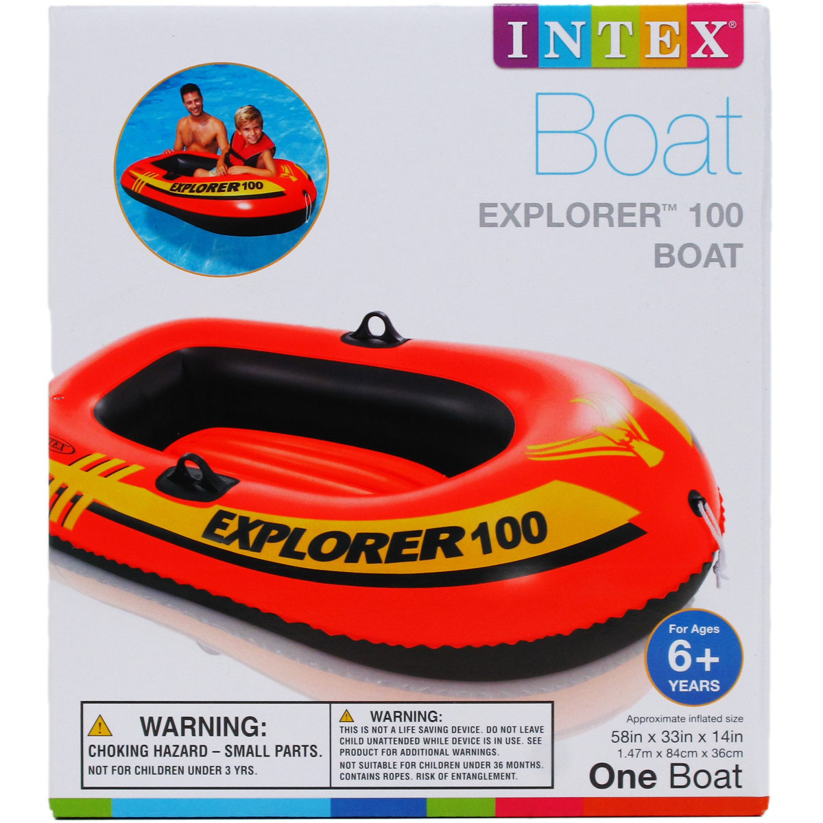 Picture of DDI 2349054 58 x 33 in. Inflatable Boats&#44; Orange - Pack of 3