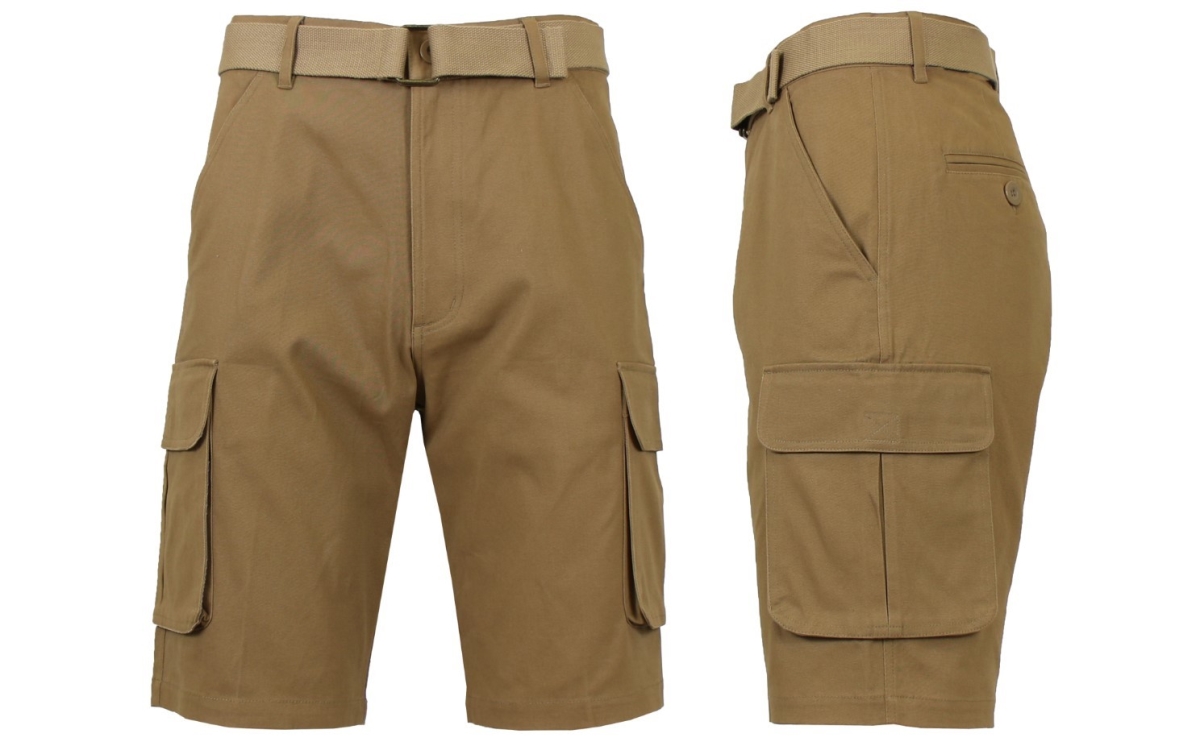 Picture of DDI 2368590 Men Belted Cargo Shorts&#44; Timber - Size 30-42 - Pack of 24